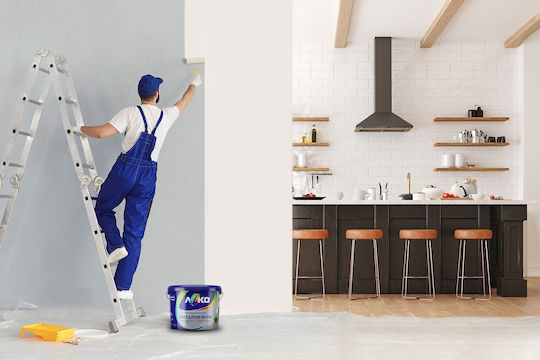 Leko Plastik Farbe für Innenbereich Verwendung White 4Es