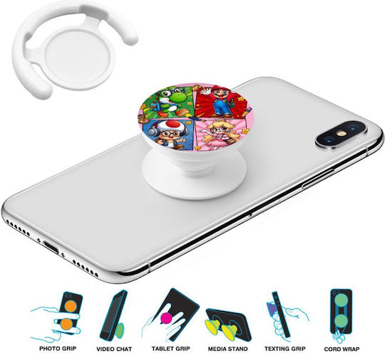 Koupakoupa Pop Socket Κινητού Back to the School Mario & Friends