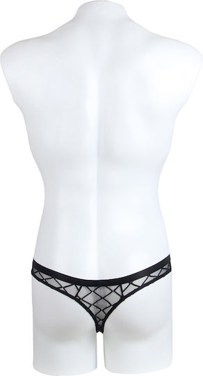 Comfort Ανδρικό Sexy String Μαύρο