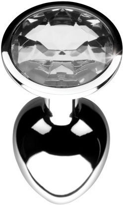 Booty Sparks Aluminium Anal Plug Klein Transparent