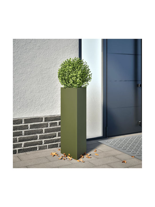 vidaXL Pot Metallic Ladi 30x26x75cm.