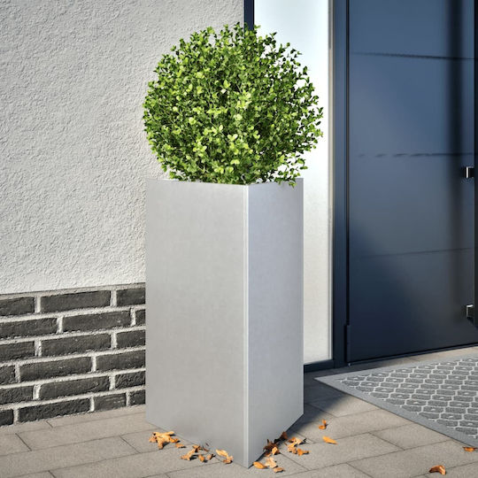 vidaXL Set 2 Töpfe Metall Galvanized Steel