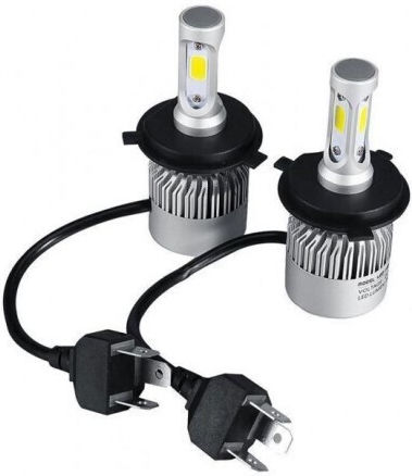 Set 2 Leduri H4 Hi-low Cob Canbus 72w 8000 Lm 12v 24v