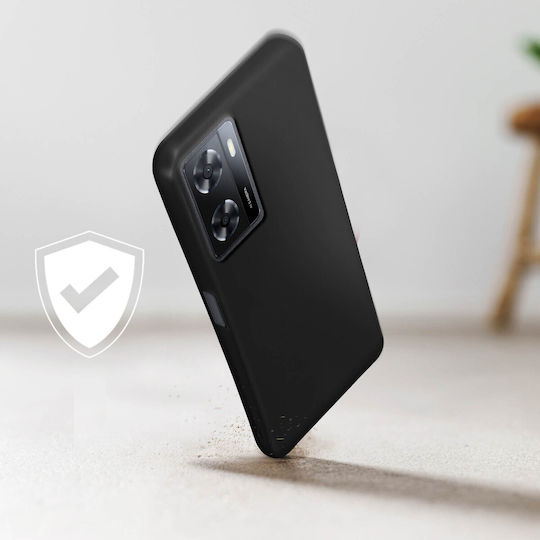 Carcasă Oppo A57 A57s Rezistentă Gel Siliconic Flexibil Negru