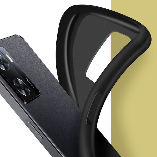 Carcasă Oppo A57 A57s Rezistentă Gel Siliconic Flexibil Negru