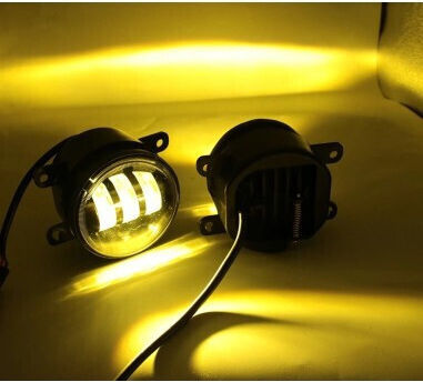 Rundς Nebelscheinwerfer Auto LED 12 / 24V 30W 9cm mit Weiß Beleuchtung 1Stück