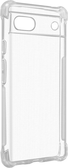 Google Pixel 6a Silicone Case Reinforced Corners Transparent