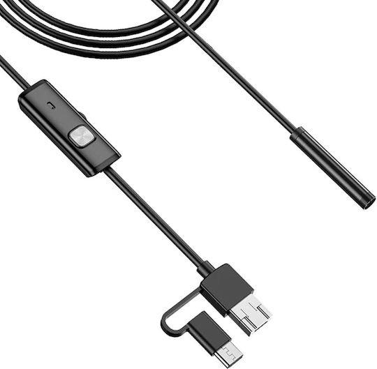 Wasserdichte IP67 Endoskopkamera Mehrfachanschlüsse USB-C Micro-USB USB Länge 5m