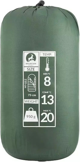 4FIZJO Schlafsack Einzeln Green