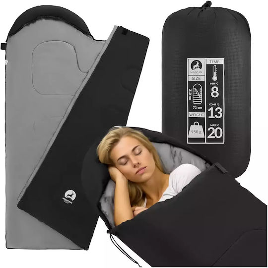 4FIZJO Sleeping Bag Μονό Μαύρος