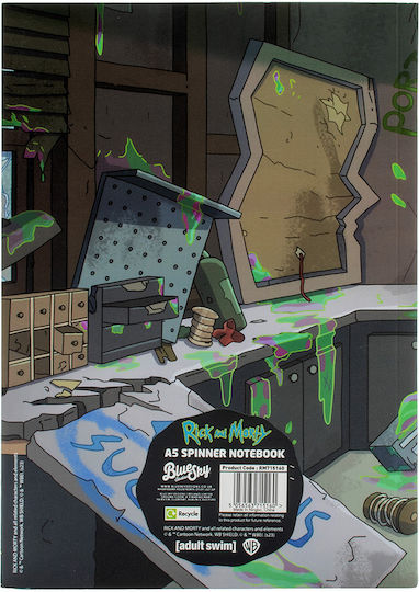 Blue Sky Studios Rick Morty Notebook Тетрадка A5 Многоцветен