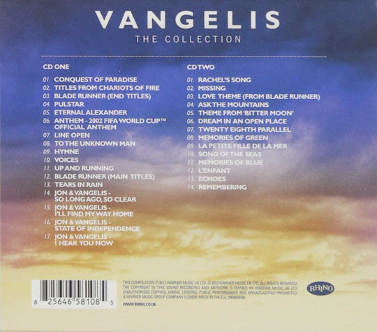 2xcd Vangelis – Collection