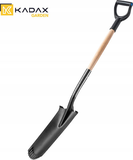 Kadax Long Narrow Sharp Drain Spade Shovel 124cm