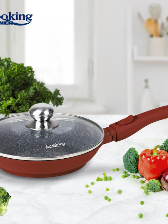 Heinner Heinner Calabria Aluminum Pan with Lid with Ceramic Interior Coating 24cm