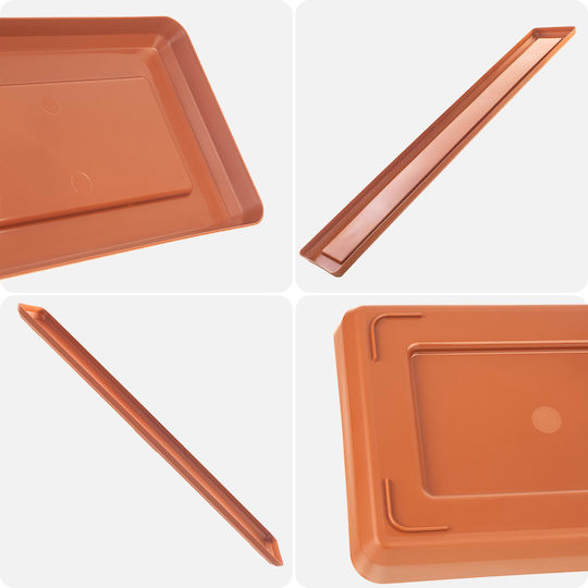 Kadax Πιάτο Γλάστρας Πλαστικό Terracotta 33877
