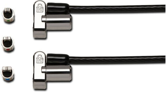 Kensington Universal 3-in-1 Schlüssel Kabelschloss mit Twin Lockheads