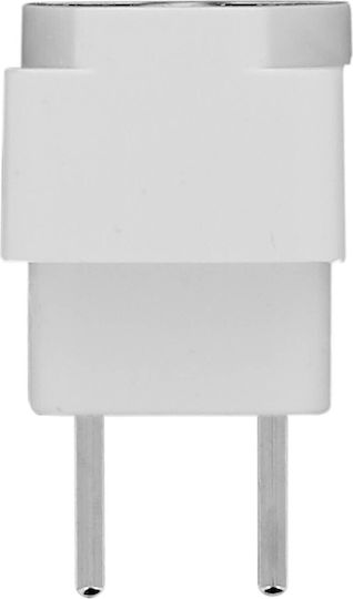 Universal Socket Adapter United Kingdom USA Caribbean Type G Plug White