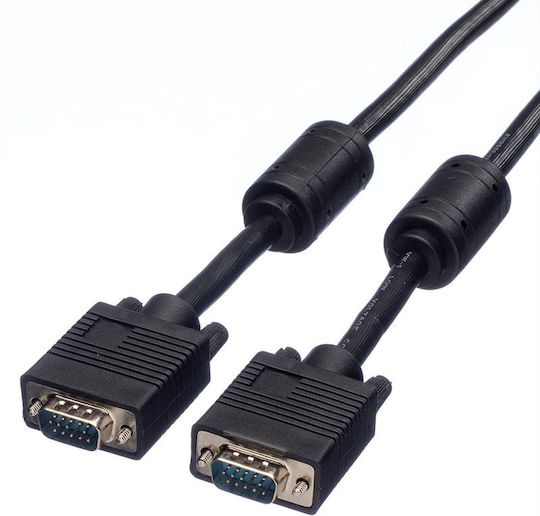 Standard VGA male to VGA male Black 2m Cable (S3615-10)