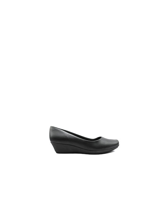 Piccadilly Pumps mit flachem Absatz Schwarz