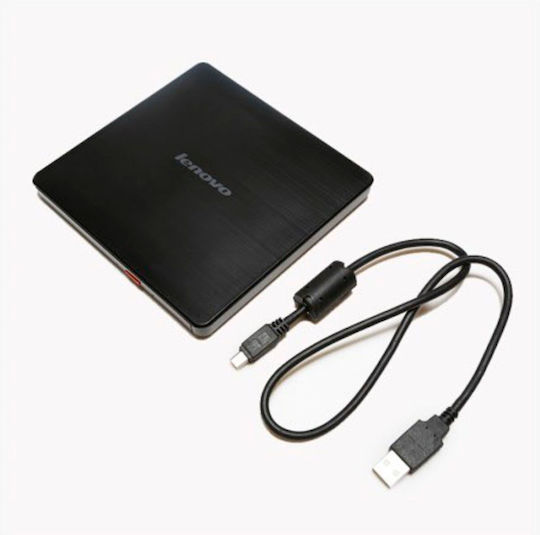 Lenovo External DVD/CD Recorder for Desktop / Laptop Black 888015471