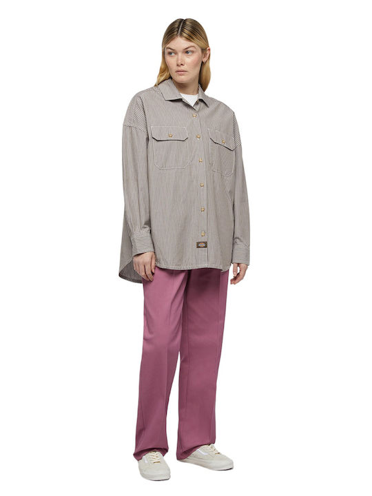 Women's Fabric Trousers Mellow Mauve