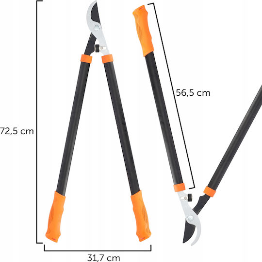 Kadax Gartenschere Äste Hecken 74cm Handgehalten Lang