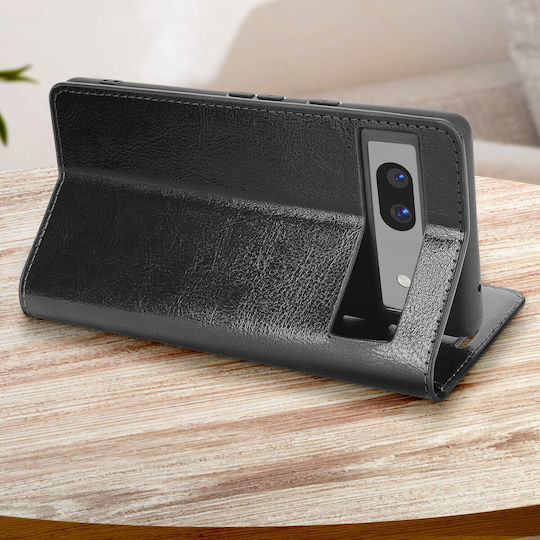 Avizar Case Pixel 7a Wallet Flap Black