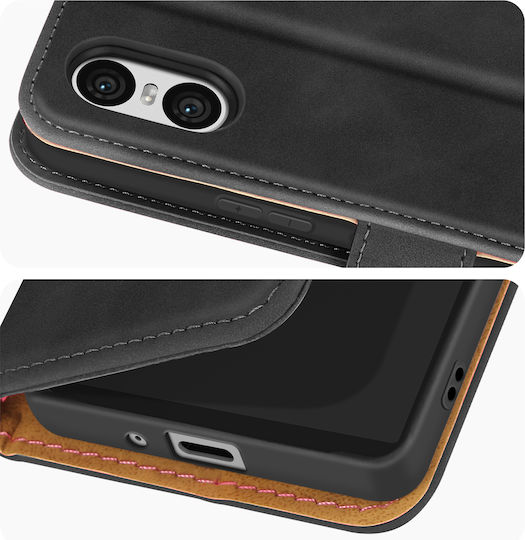 Avizar Hülle Sony Xperia 10 VI Karten- und Video-Halter Schwarz