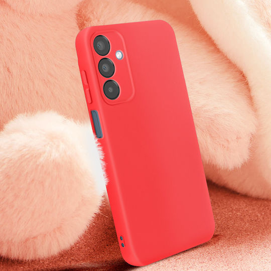 Avizar Case Galaxy A15 Semi-rigid Soft-touch Red