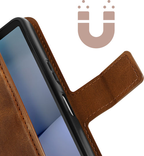 Wallet Case Stand Function Dark Brown Sony Xperia 10 V 10 Vi