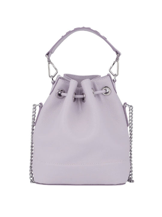 Lancel Leather Women's Bag Shoulder Purple