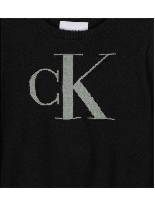 Kinder-Sweatshirt Schwarz Monogram