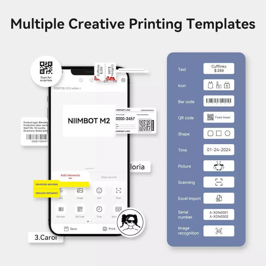 Niimbot Thermal Receipt Printer Bluetooth