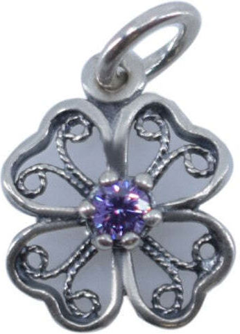 Metallic Pendant Motif for Jewelry from 925 Silver