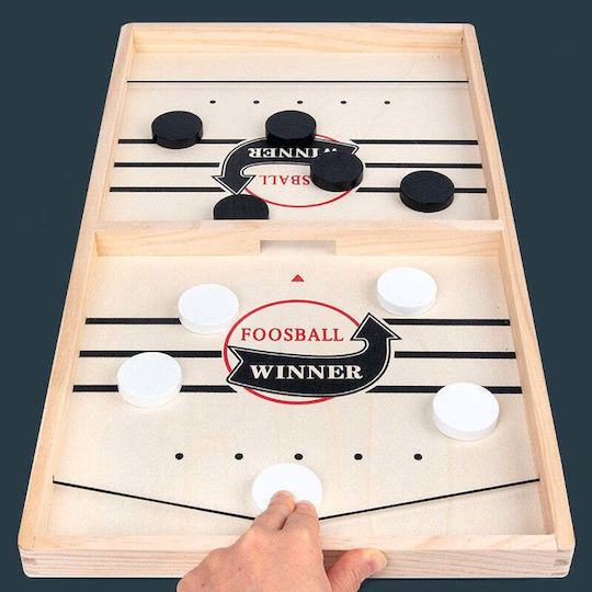 Interactive Foosball Game Flippy Ice Hockey Tip Wooden 10 Game Pieces +4 Years 54 X 29 Cm Multicolor