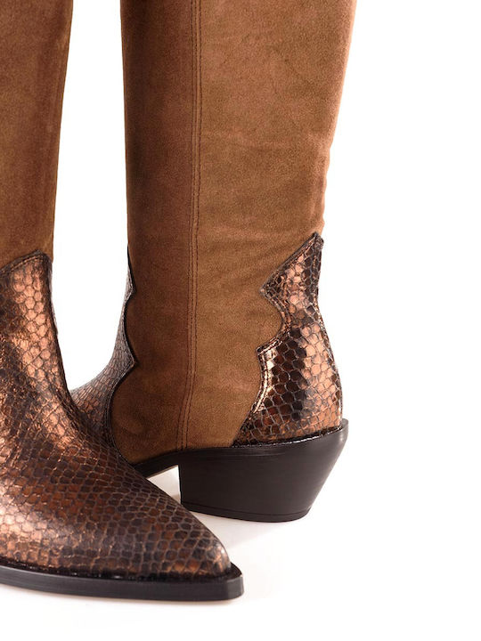 Women's Boots Cowboy Brown