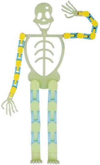 Mobile Phone Holder Adult Decompression Toy Halloween Skeleton Light Type Green Length 17 Cm