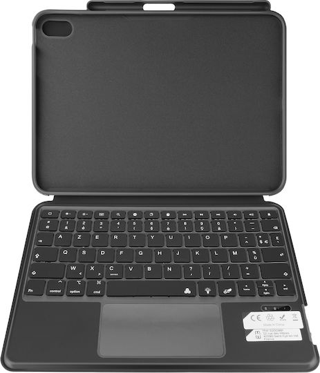 MW Флип Капак с Клавиатура Черен iPad 2022 10.9 инча
