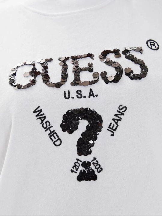 Guess I3z14 Damen T-shirt Pure White