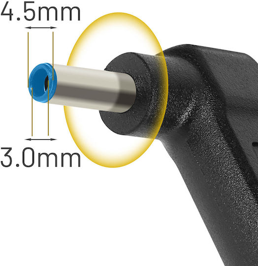 USB-C 100W Ladeadapter zu DC 4.5 x 3.0mm HP Dell Computer