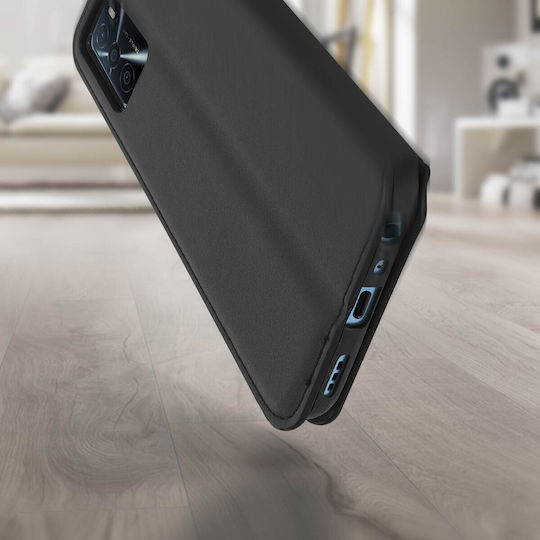 Husă Oppo A16 A16s Tip Portofel cu Suport Video Negru
