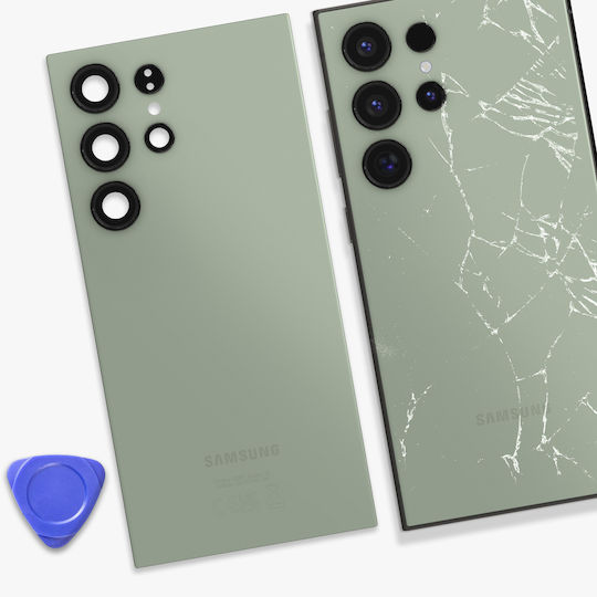 Samsung Capac Baterie Verde pentru Galaxy S24 Ultra