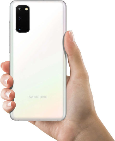 Clappio Batterieabdeckung Weiß für Samsung Galaxy S20