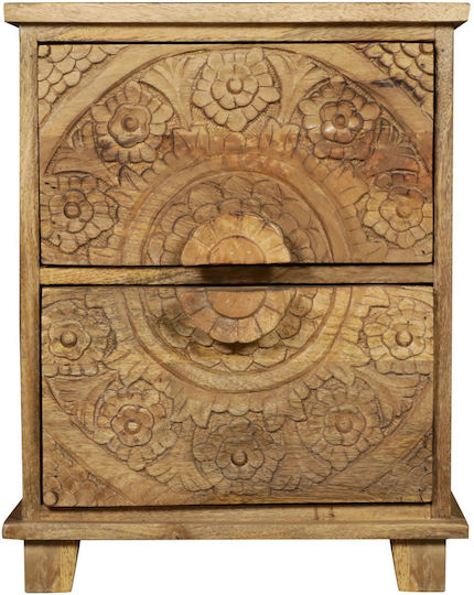Nachttisch Bali Beige 40x32x51cm