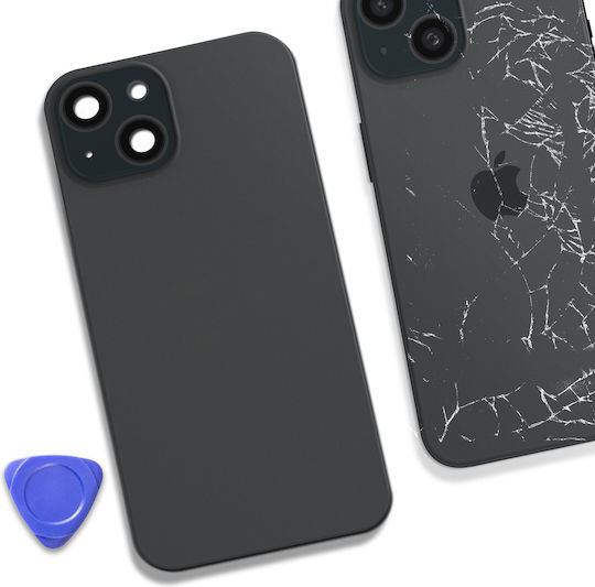 Clappio Batterieabdeckung Schwarz für iPhone 15 Plus