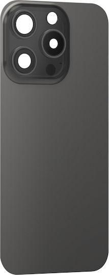 Clappio Κапак за замяна на батерията Черен за Apple iPhone 15 Pro