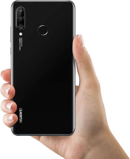 Clappio Capac Baterie Negru pentru Huawei P30 Lite