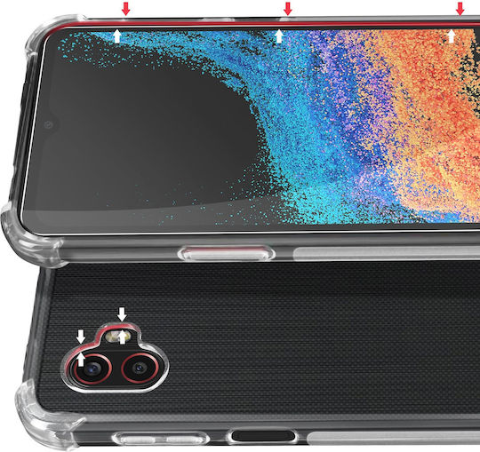 Avizar Batterieabdeckung Transparent für Samsung Galaxy Xcover 6 Pro