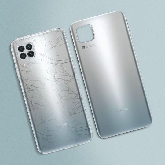 Clappio Κапак за замяна на батерията Сребрист за HUAWEI P40 LITE