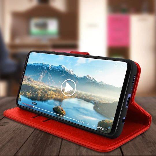 Avizar Καπάκι Μπαταρίας Κόκκινο για Samsung Galaxy A21s